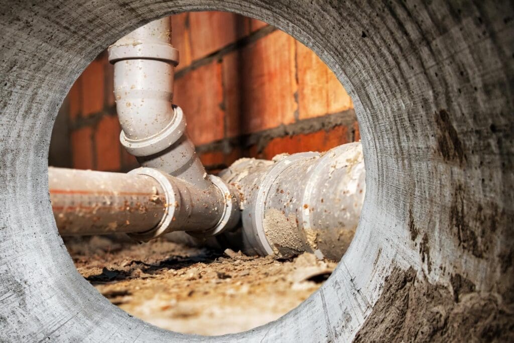 Clogged Sewer Line